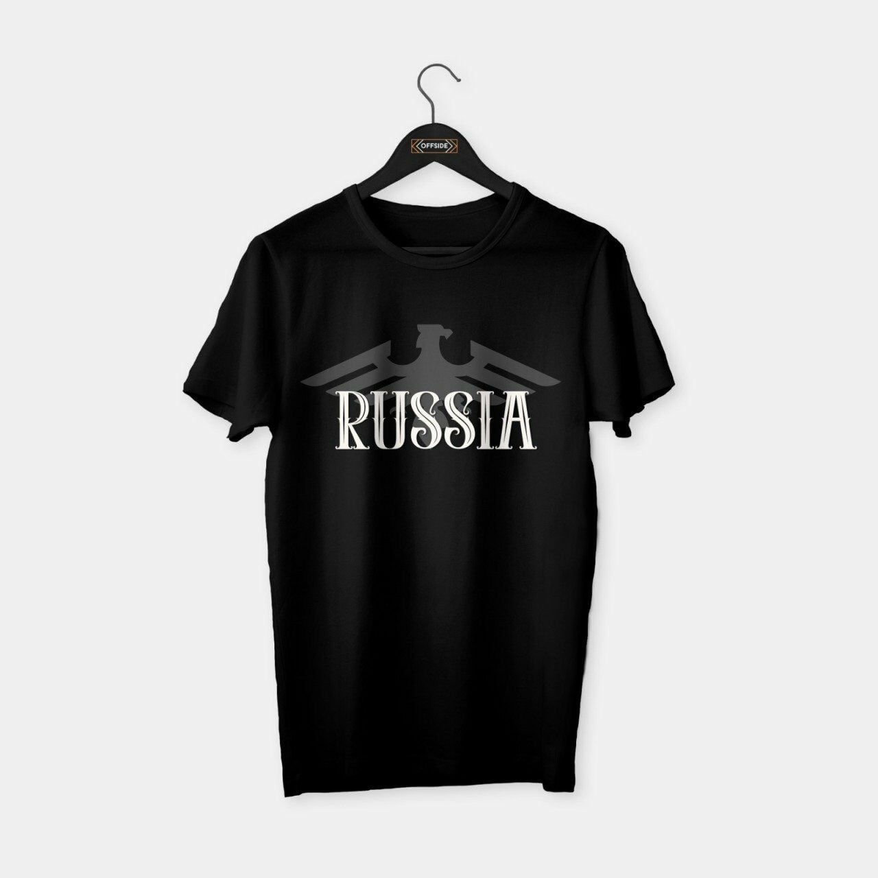 Russia (Rusya) T-shirt Siyah - XXL