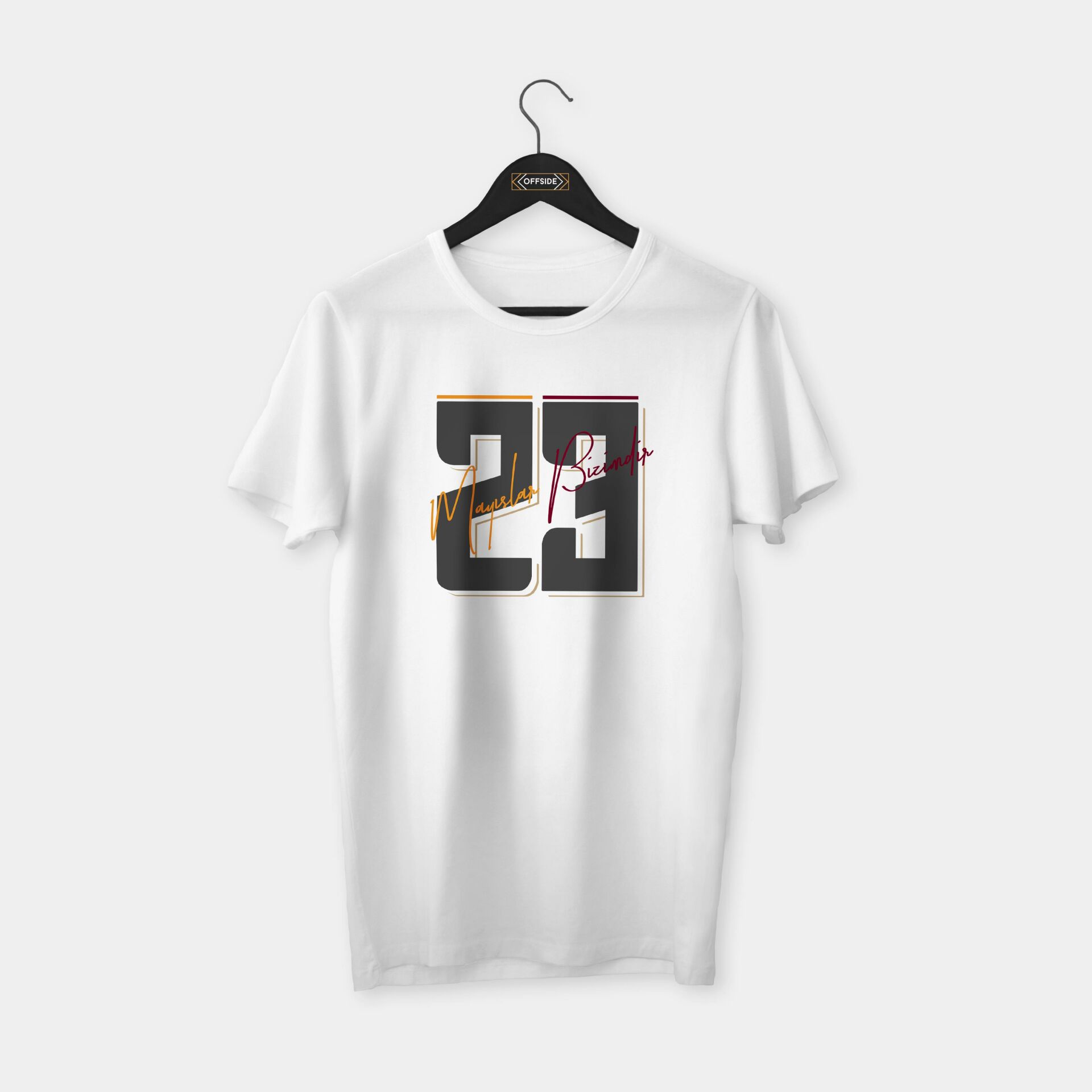 23. Şampiyonluk Mayıslar Bizimdir T-shirt Beyaz - XL