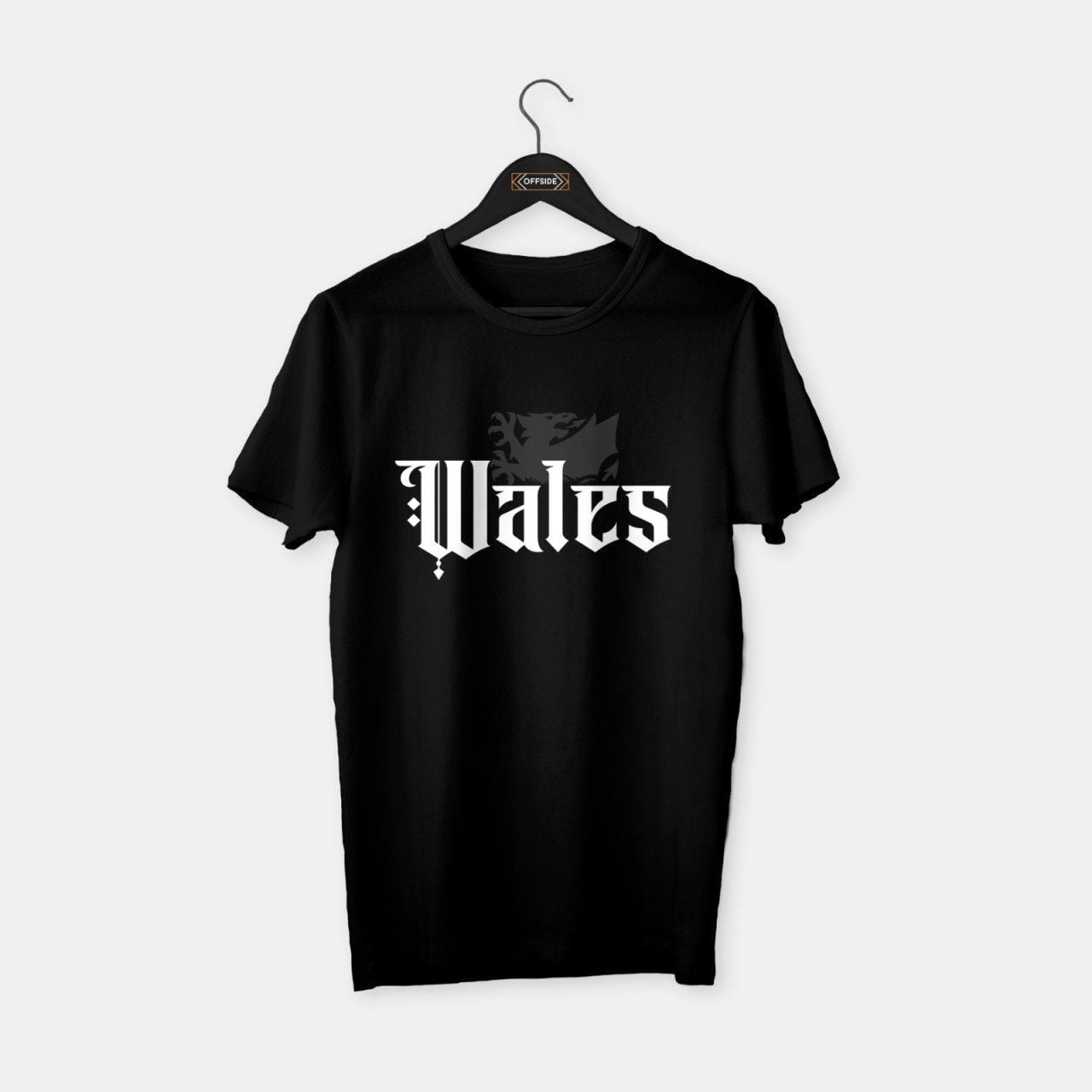 Wales (Galler) T-shirt Siyah - L