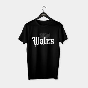 Wales (Galler) T-shirt Siyah - XL