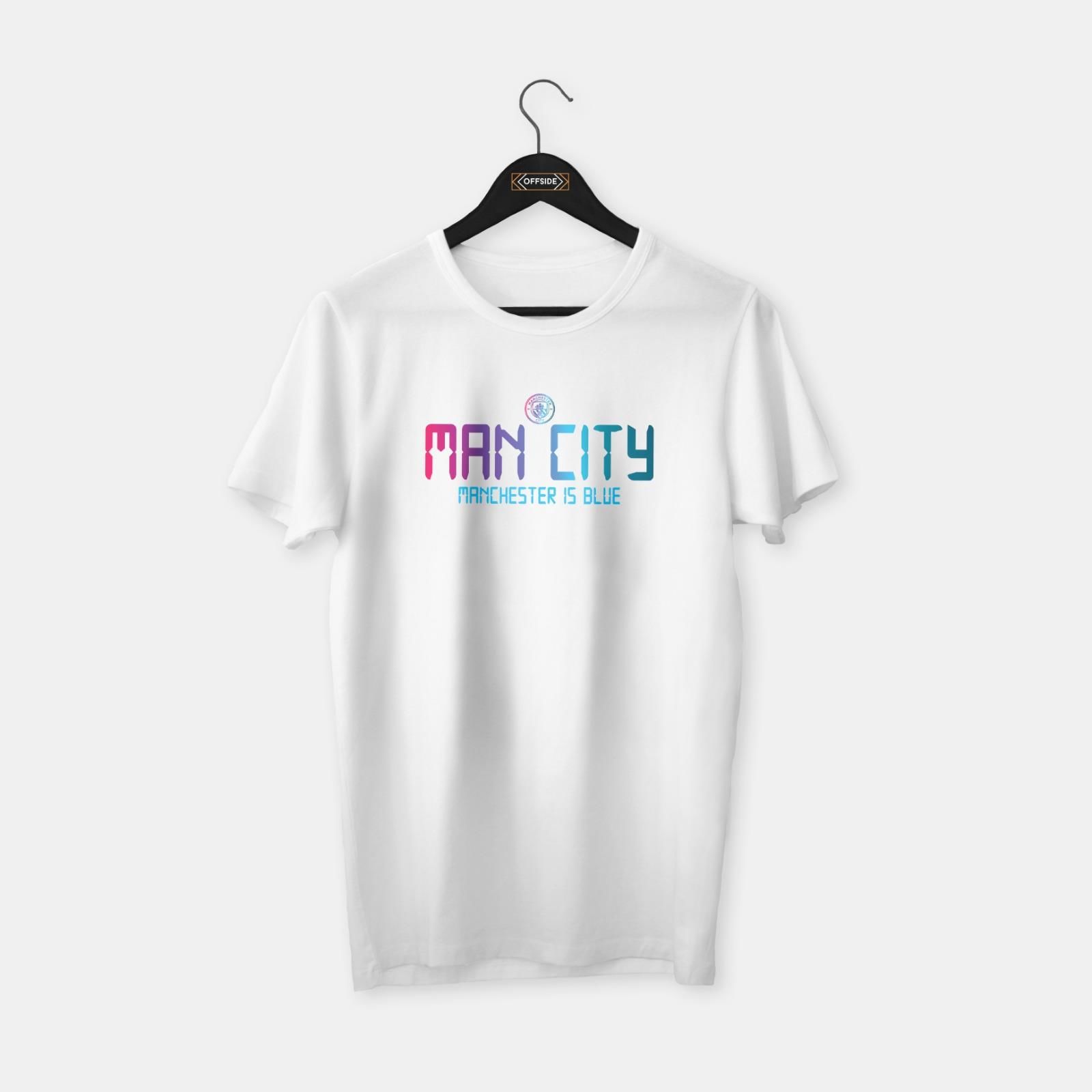 Manchester City - Gradient T-shirt Beyaz - S