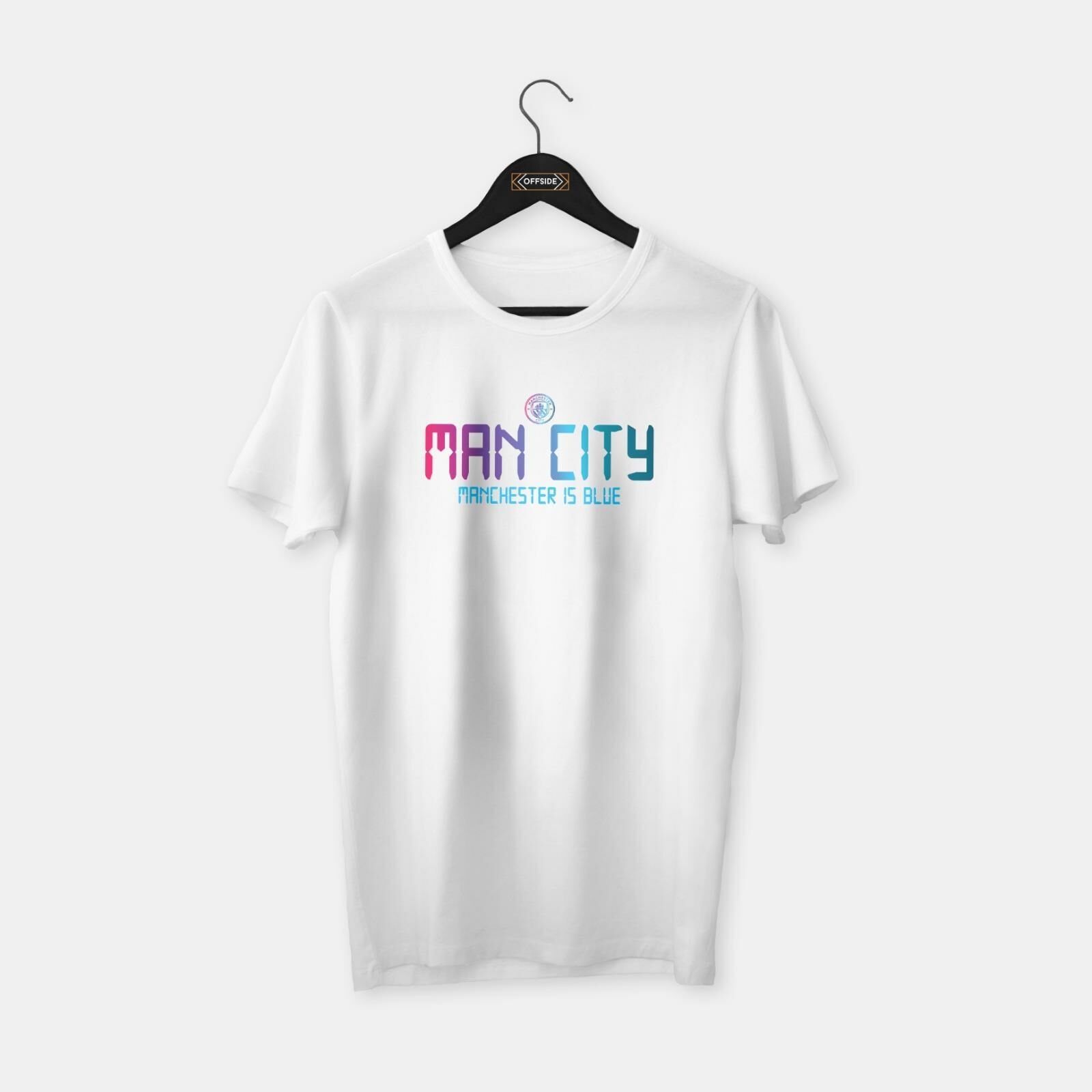 Manchester City - Gradient T-shirt Beyaz - M