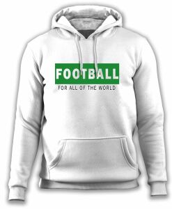 Football - For all of the world - Sweatshirt Beyaz - XL
