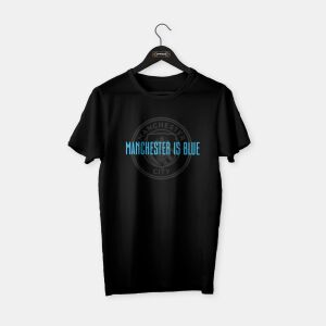 Manchester City - Manchester is Blue II T-shirt Siyah - XL