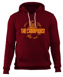 Şampiyonlar Ligi Özel 'The Champions' Kapüşonlu Sweatshirt Bordo - XL