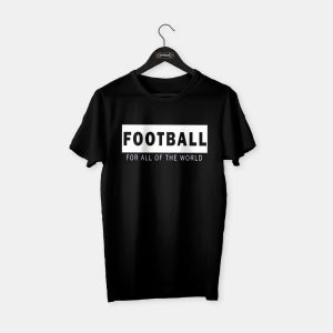 Football - For all of the world T-shirt Siyah - S