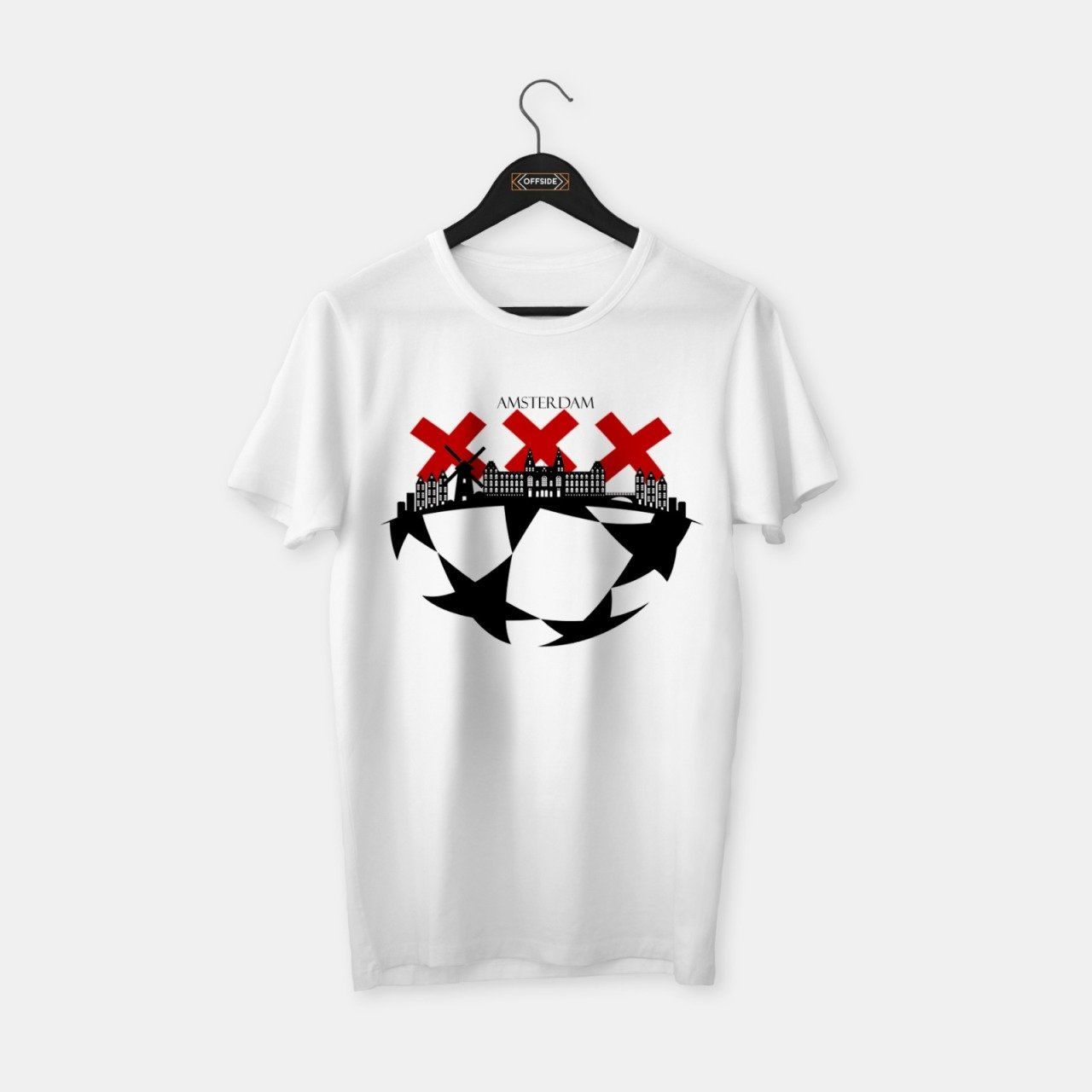 Ajax 'XXX' Amsterdam T-shirt Beyaz - XXL