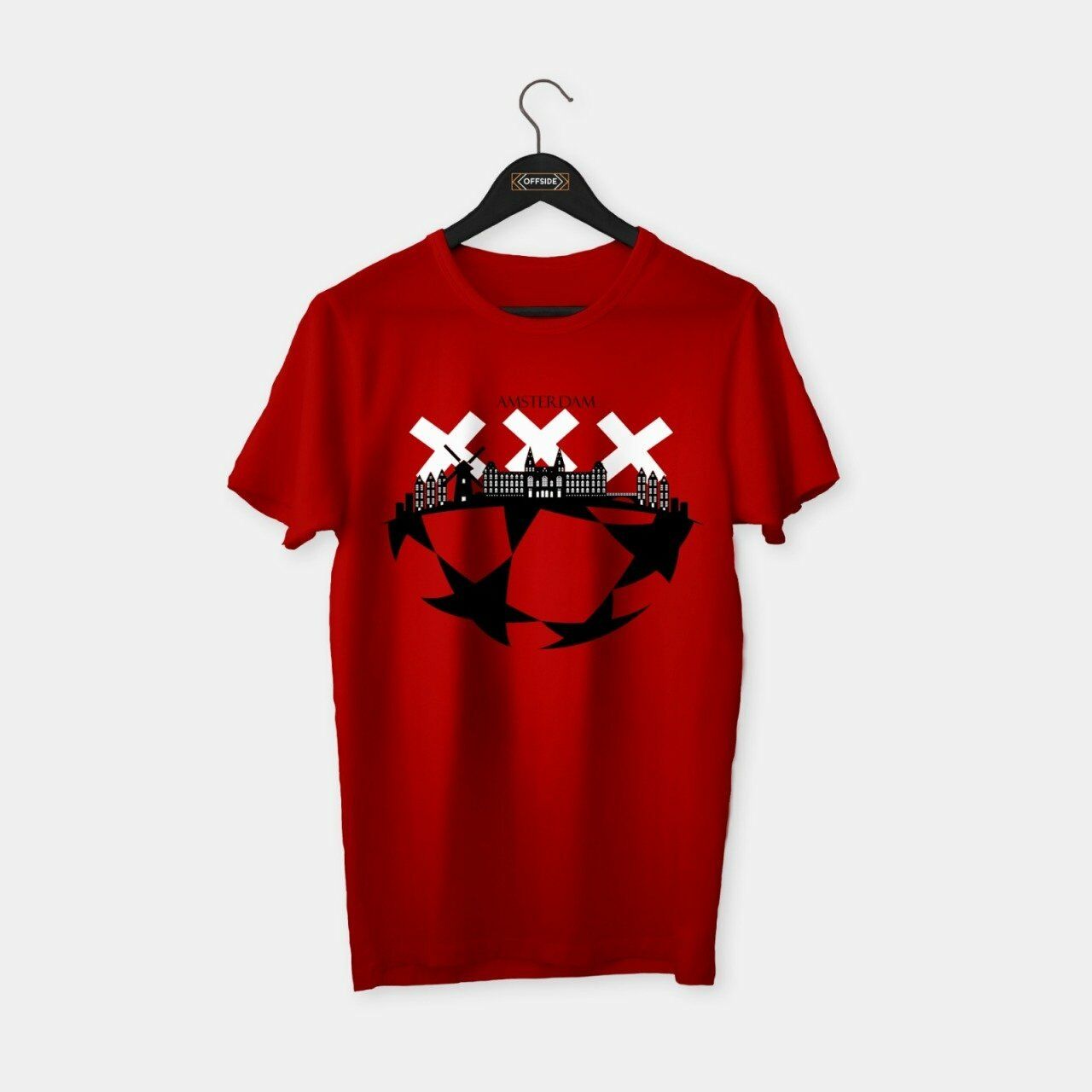 Ajax 'XXX' Amsterdam T-shirt Kırmızı - XL