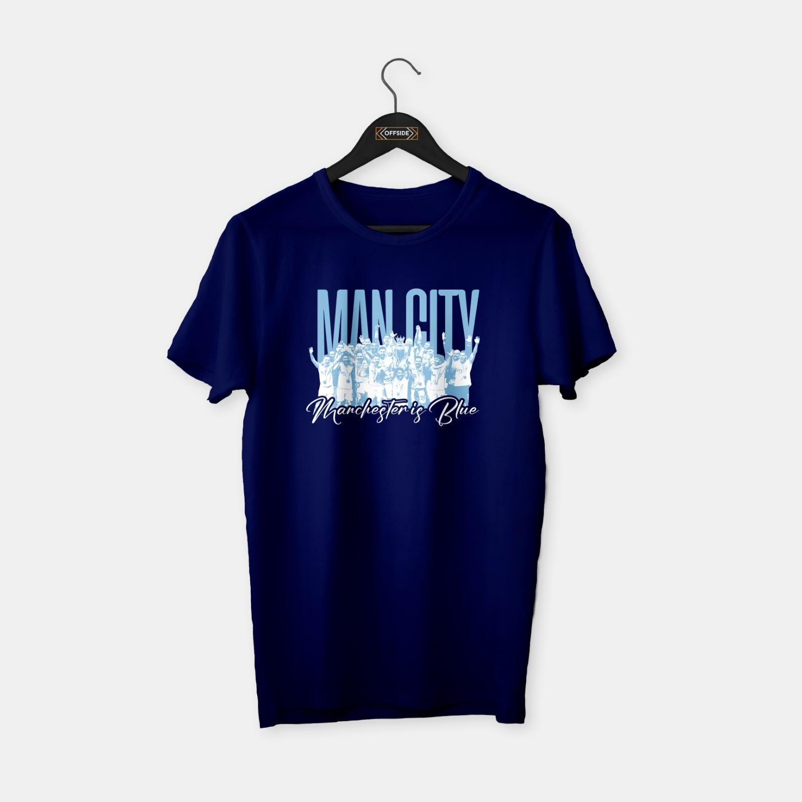 Manchester City - Manchester is Blue - Celebration T-shirt Lacivert - L