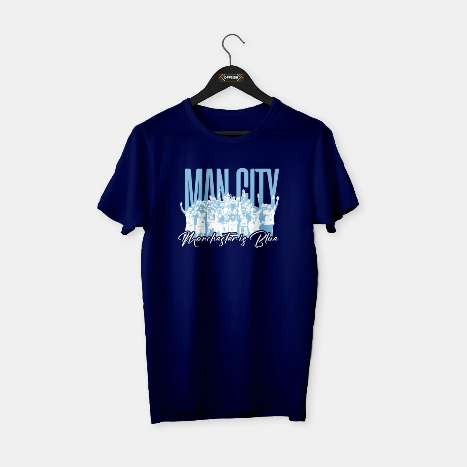 Manchester City - Manchester is Blue - Celebration T-shirt Lacivert - XL