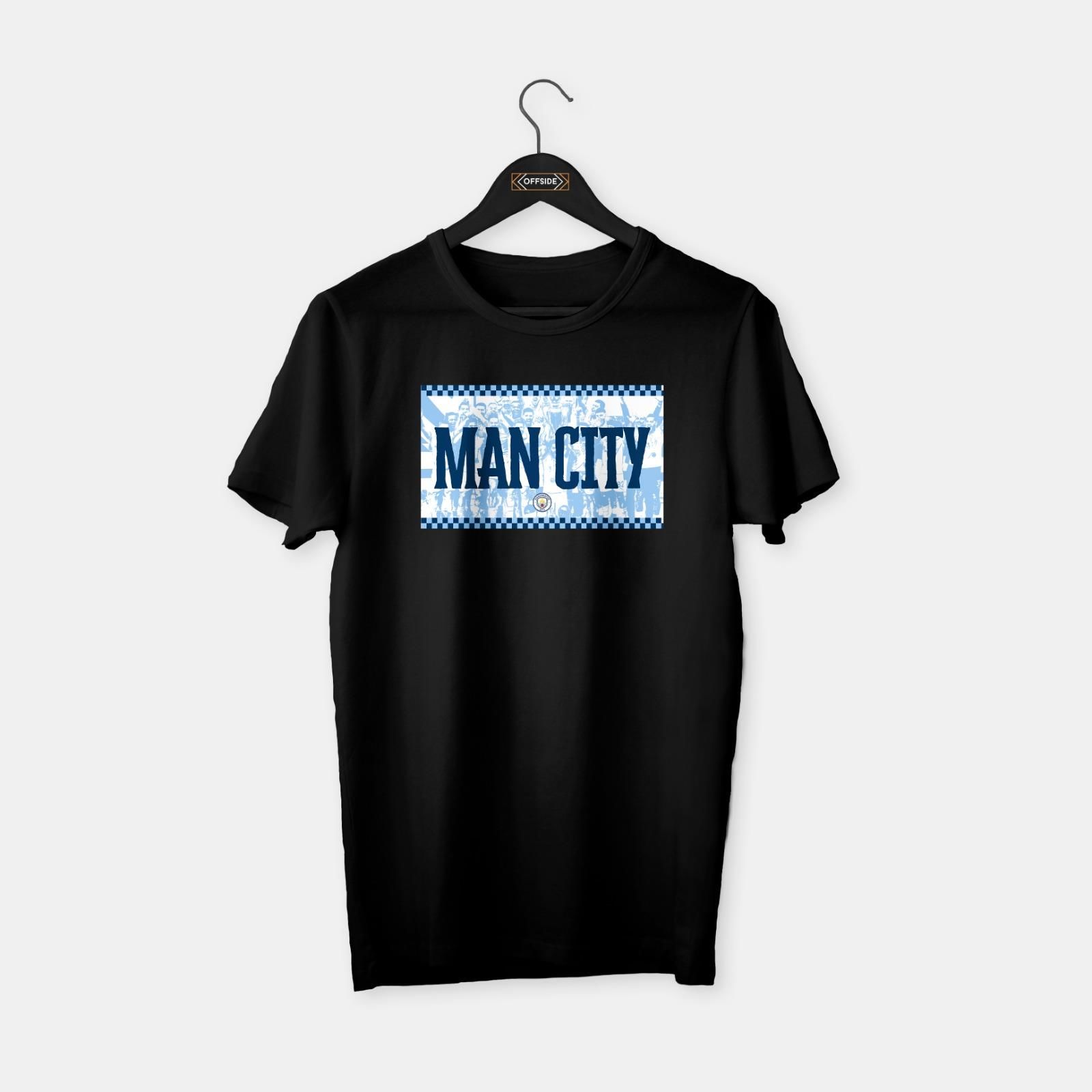 Manchester City - Champion Team T-shirt Siyah - M