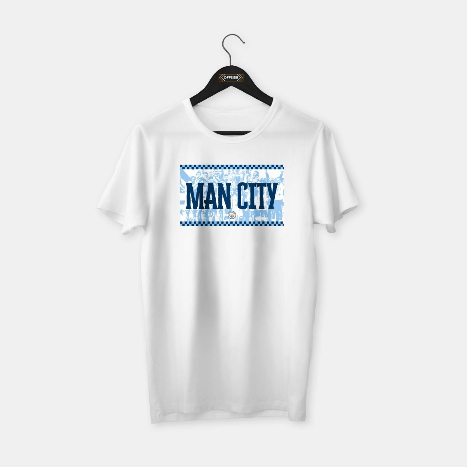 Manchester City - Champion Team T-shirt Beyaz - L