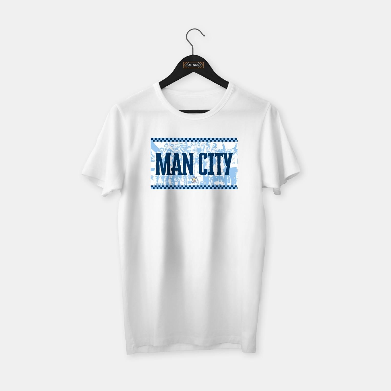 Manchester City - Champion Team T-shirt Beyaz - XL
