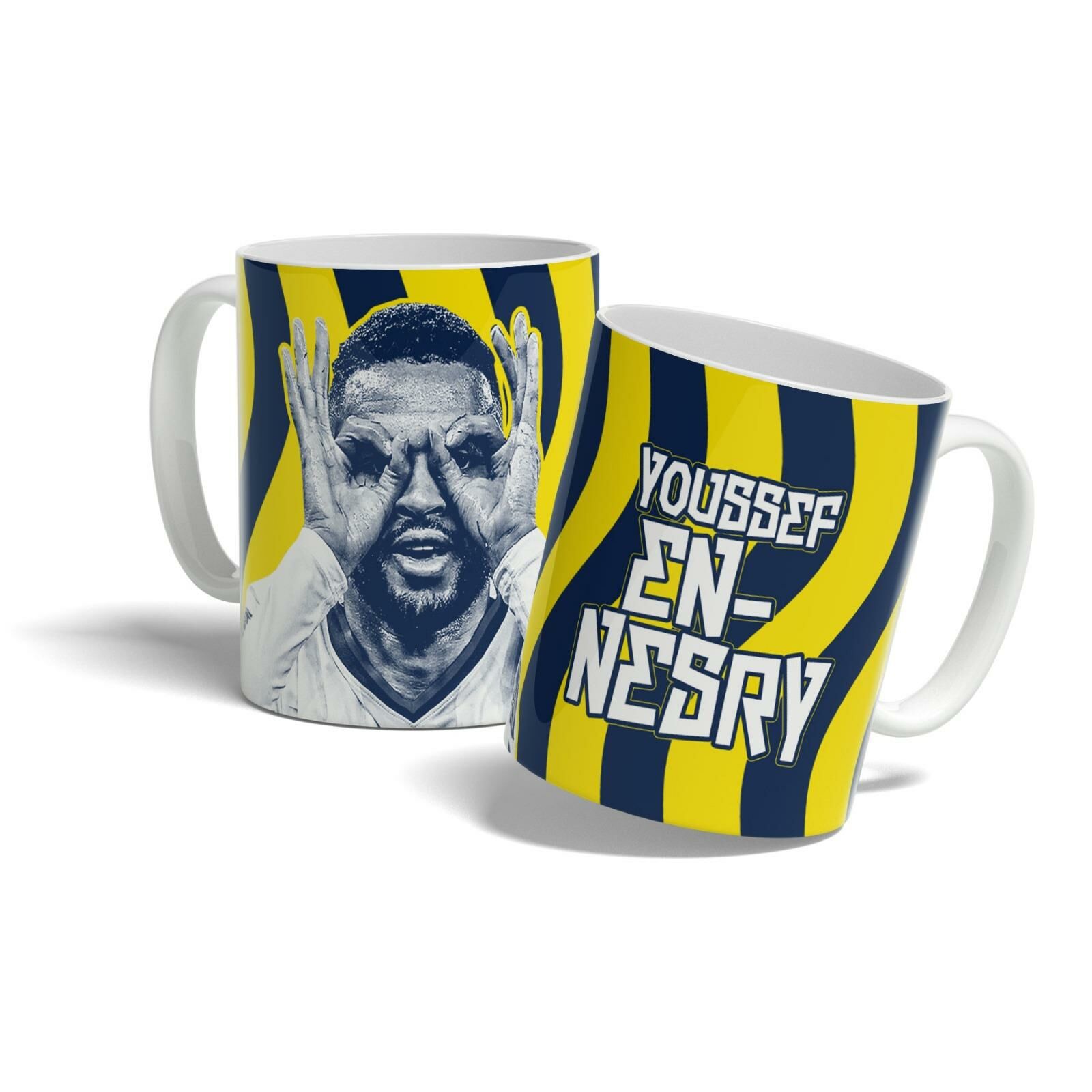 Youssef En-Nesyri Sarı Lacivert Tasarım Baskılı Kupa Bardak