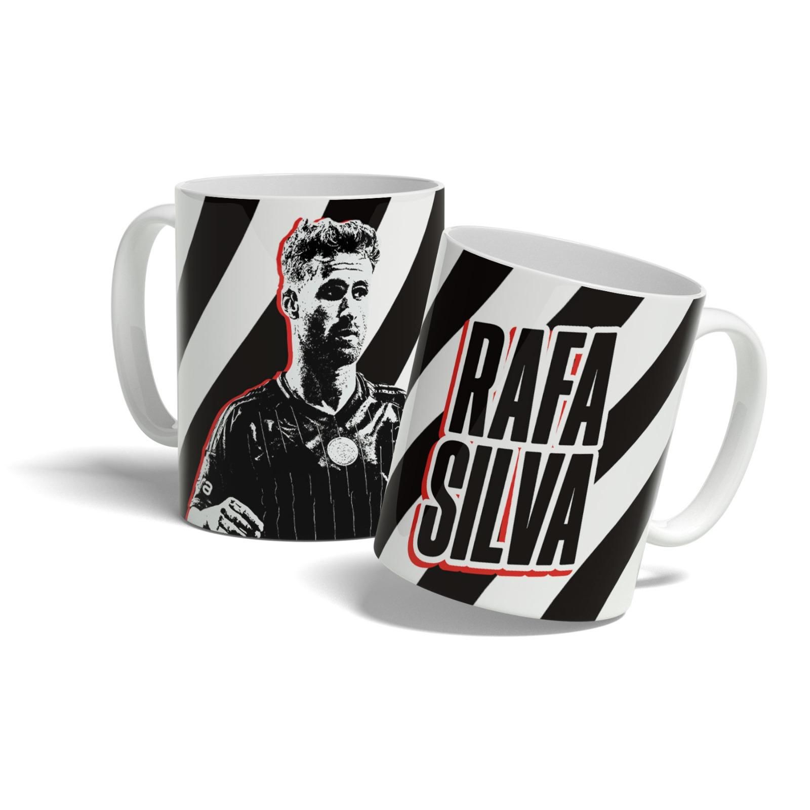 Rafa Silva Kırmızı Siyah Tasarım Baskılı Kupa Bardak