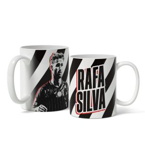 Rafa Silva Kırmızı Siyah Tasarım Baskılı Kupa Bardak