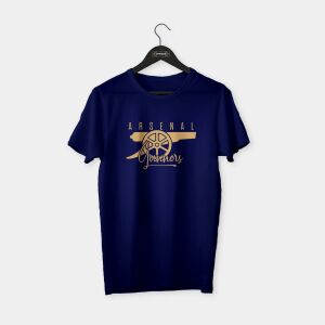 Arsenal 'Gunners - Gold' T-shirt Lacivert - S