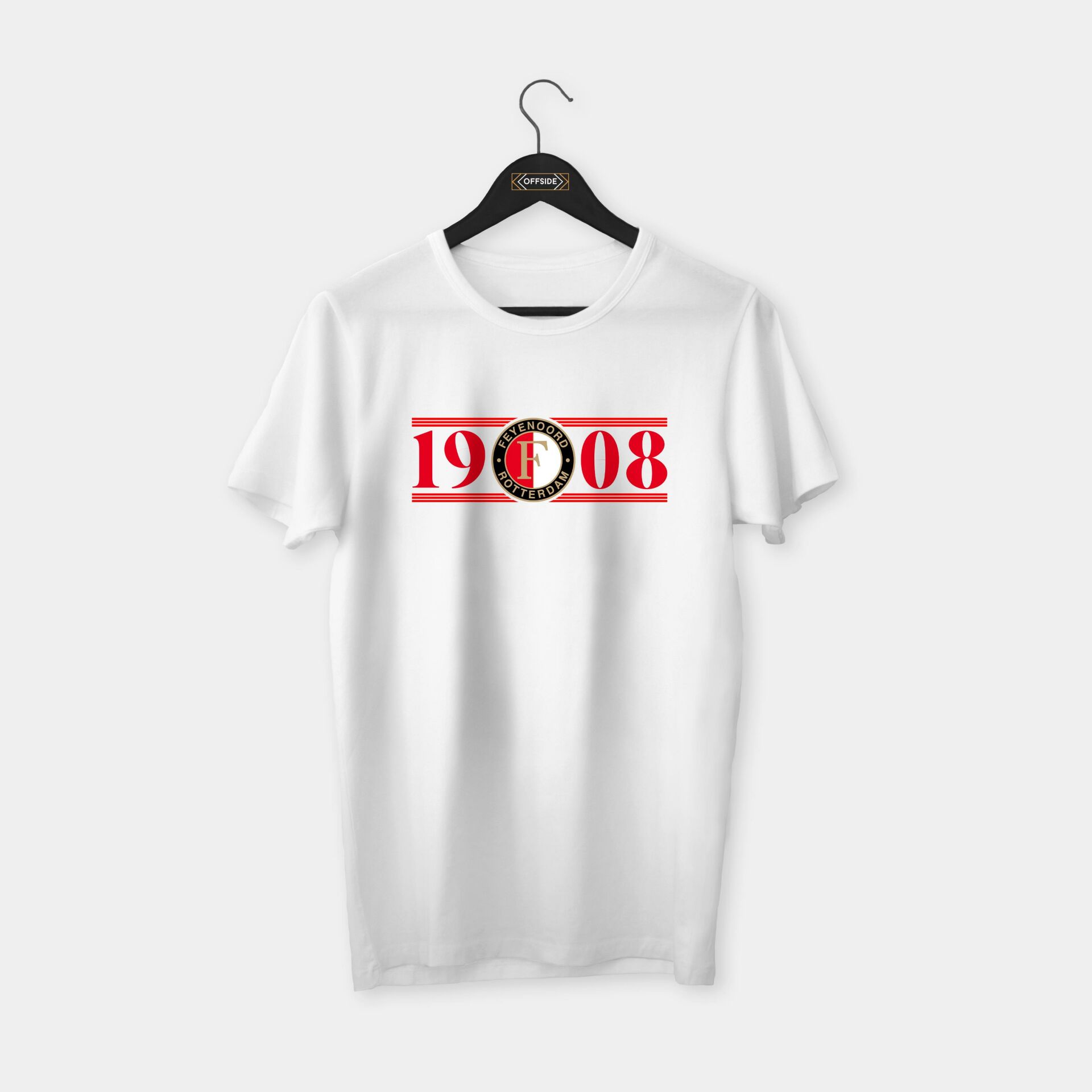 Feyenoord 1908 T-shirt Beyaz - M