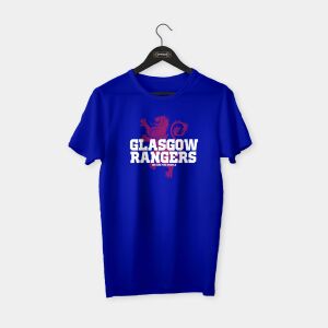 Glasgow Rangers T-shirt Sax Mavi - L