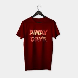 Away Days Meşale T-shirt Bordo - XXL