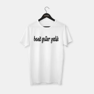 Basit Goller Yedik T-shirt Beyaz - L