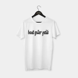 Basit Goller Yedik T-shirt Beyaz - XL
