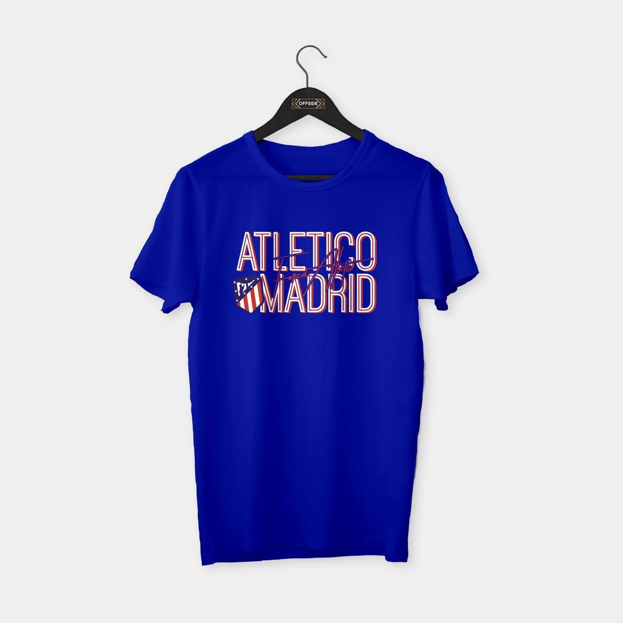 Atletico Madrid - Forza Atleti T-shirt Sax Mavi - XL