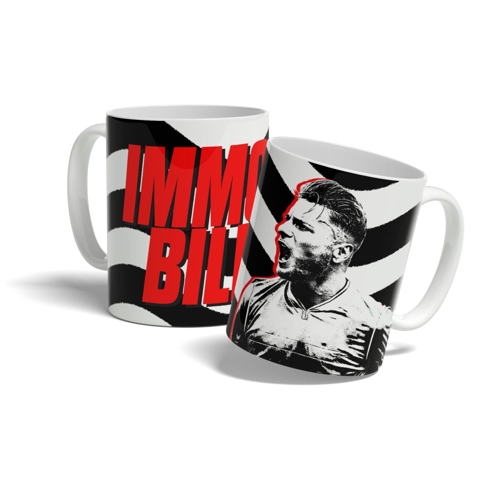 Ciro Immobile Siyah Beyaz Tasarım Baskılı Kupa Bardak