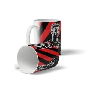 Rafa Silva Kırmızı Siyah Tasarım Baskılı Kupa Bardak