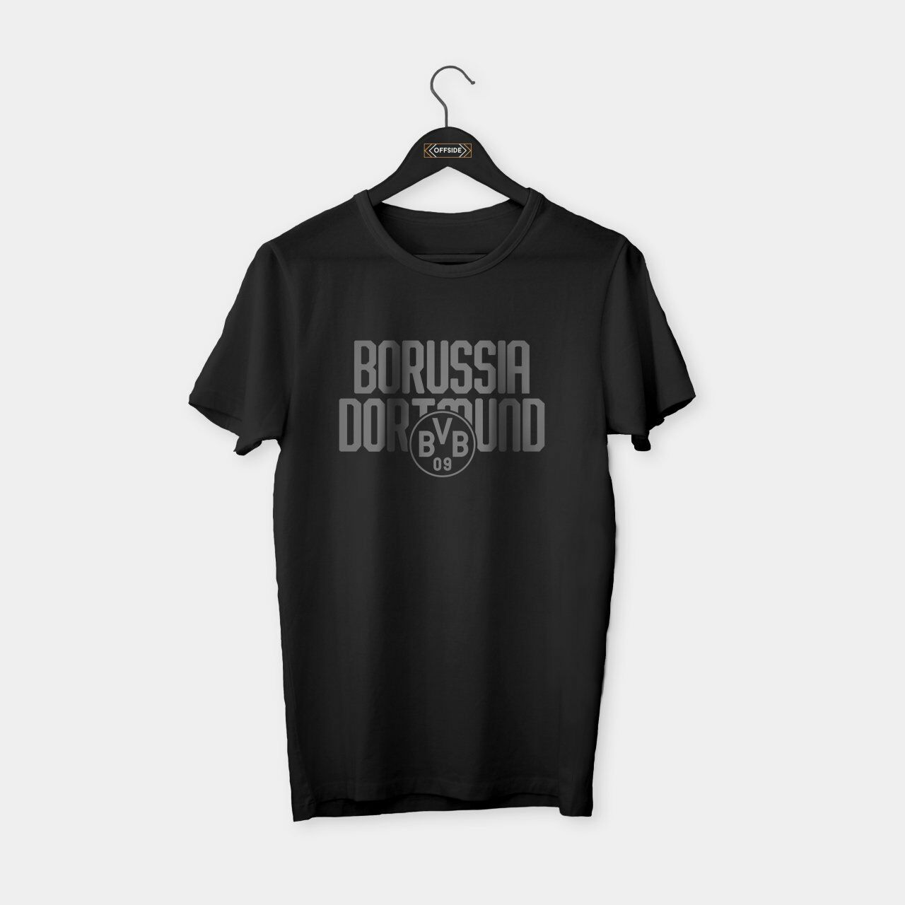 Borussia Dortmund T-shirt Siyah (Antrasit Baskı) - S