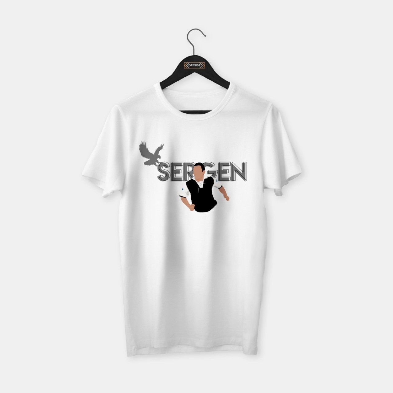 Sergen Illustration T-shirt Beyaz - L
