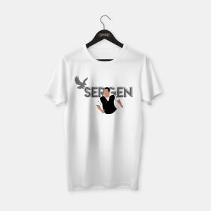 Sergen Illustration T-shirt Beyaz - L