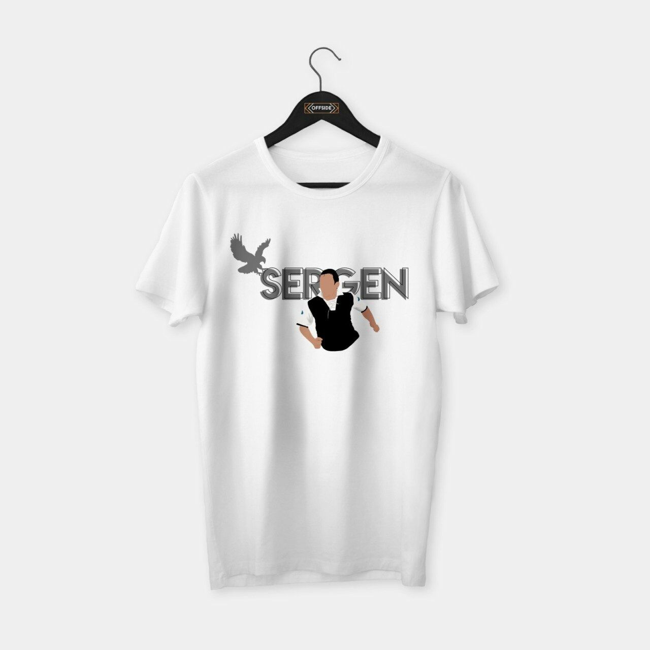 Sergen Illustration T-shirt Beyaz - XL