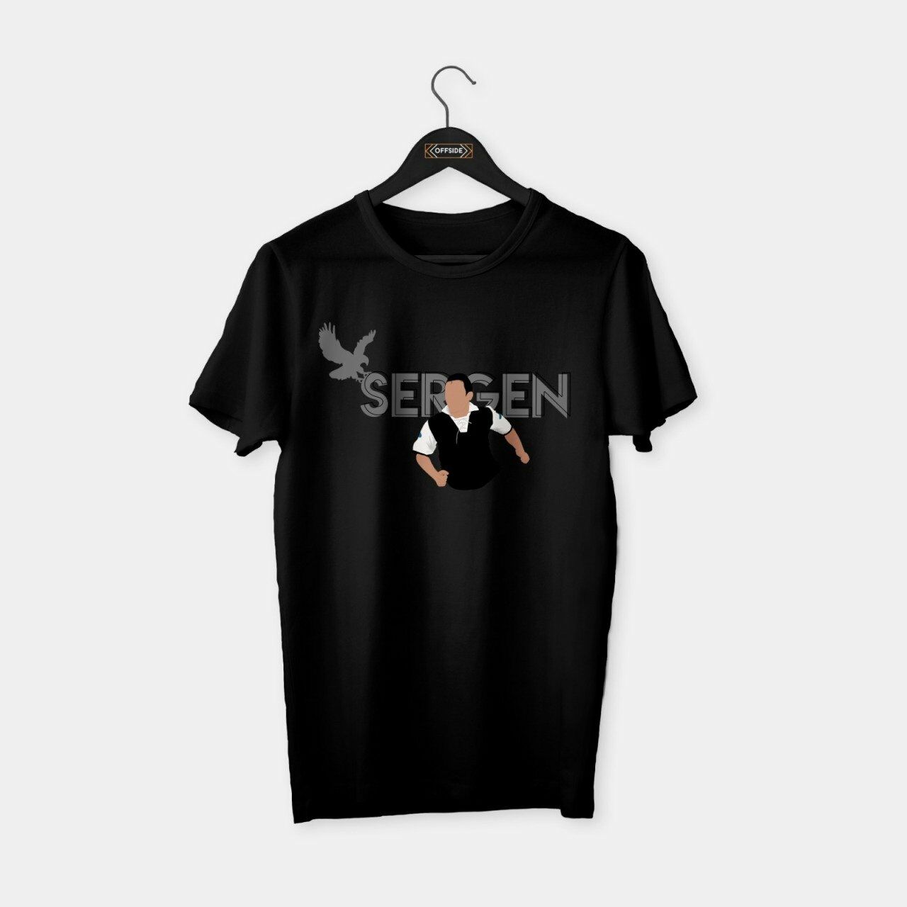Sergen Illustration T-shirt Siyah - XL