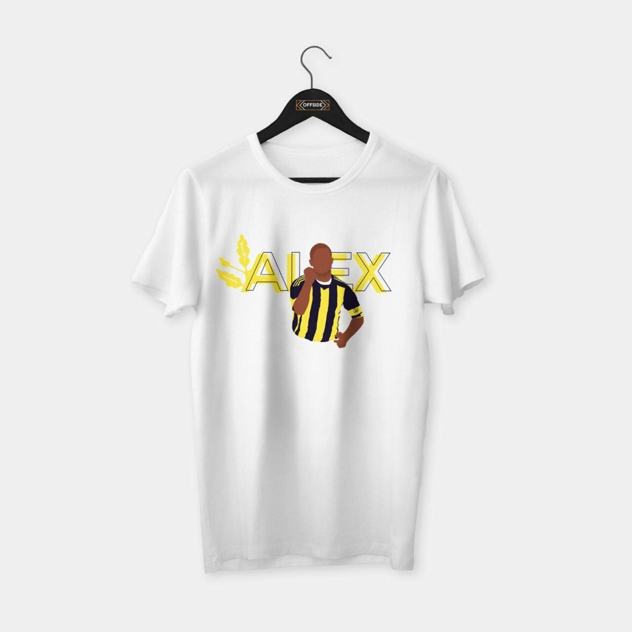 Alex Illustration T-shirt Beyaz - S