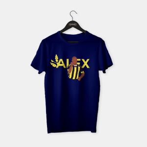 Alex Illustration T-shirt Lacivert - L