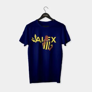 Alex Illustration T-shirt Lacivert - S