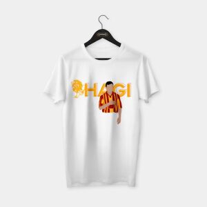 Hagi Illustration T-shirt Beyaz - L