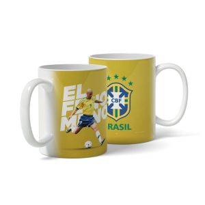 Ronaldo El Fenomeno Tasarım Baskılı Kupa Bardak