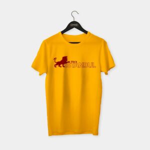 This Is Istanbul T-shirt Koyu Sarı - XL