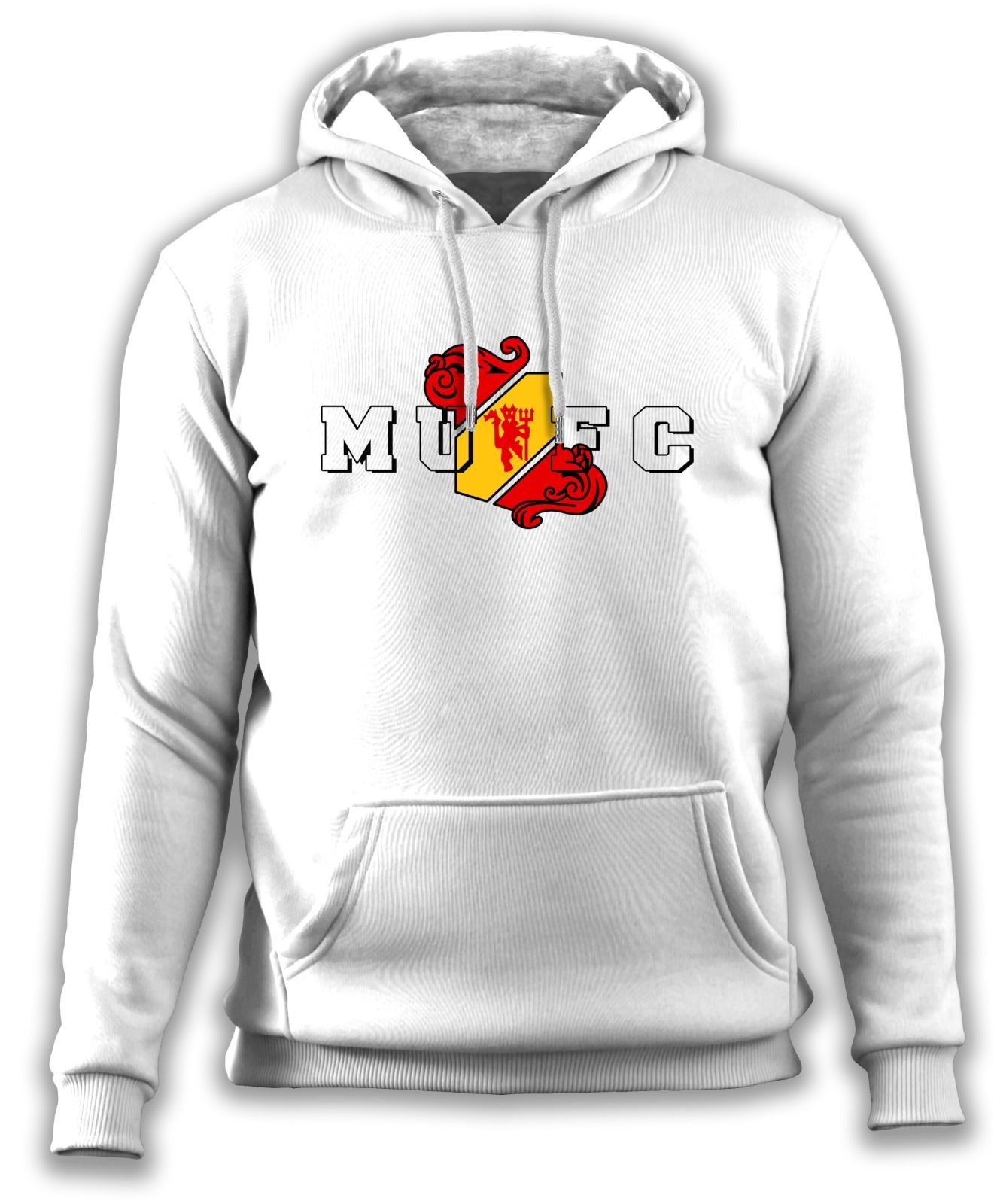 Manchester United - MUFC Sweatshirt Beyaz - L