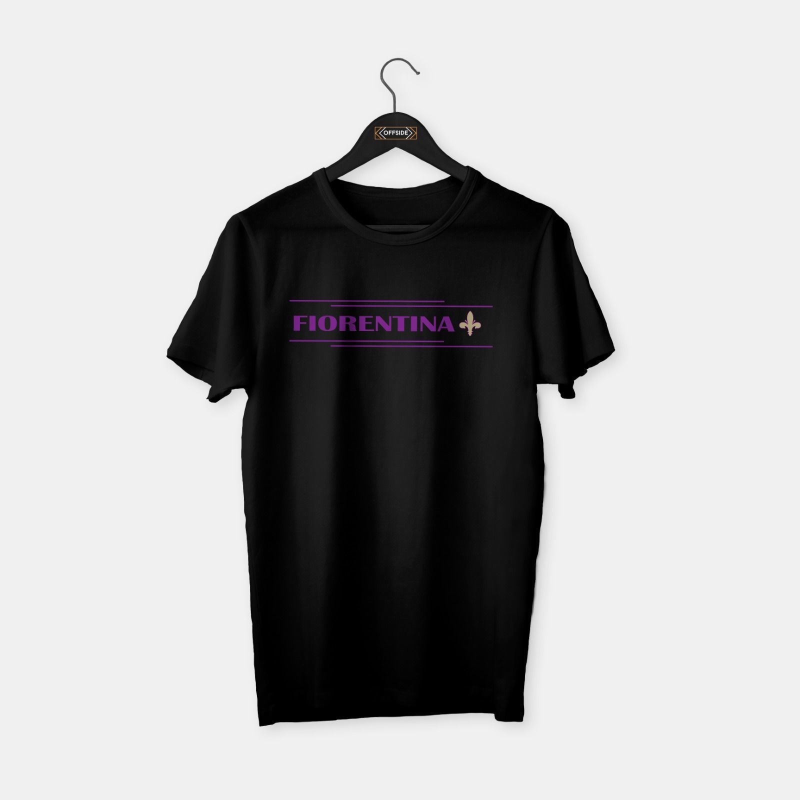 Fiorentina T-shirt Siyah - S