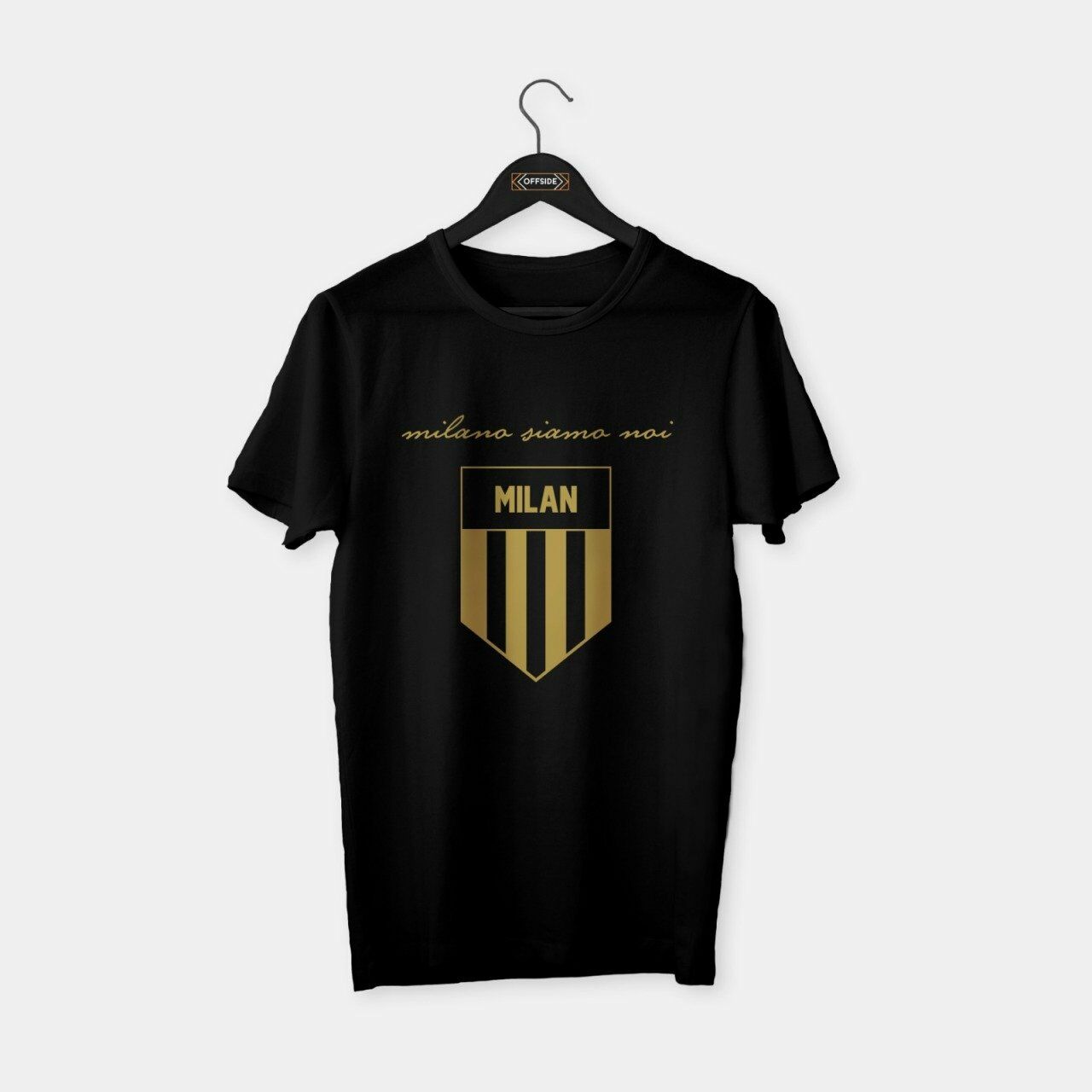 Milan 'Milano' T-shirt Siyah - L