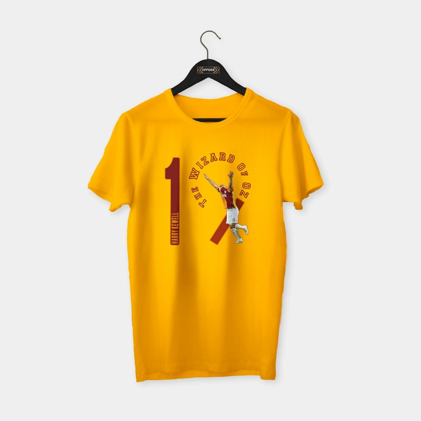 Kewell T-shirt Koyu Sarı - XXL