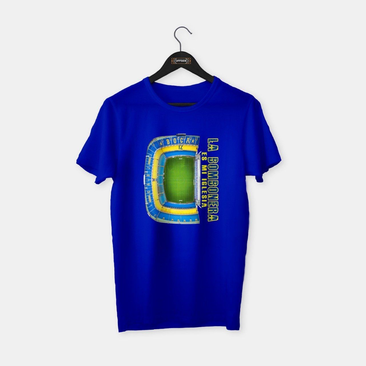 Boca 'La Bombonera' T-shirt Sax Mavi - XL