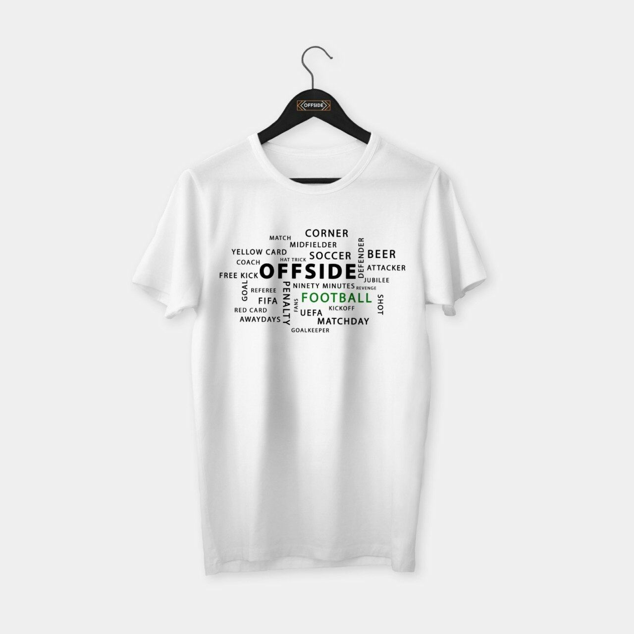 Football T-shirt Beyaz - M