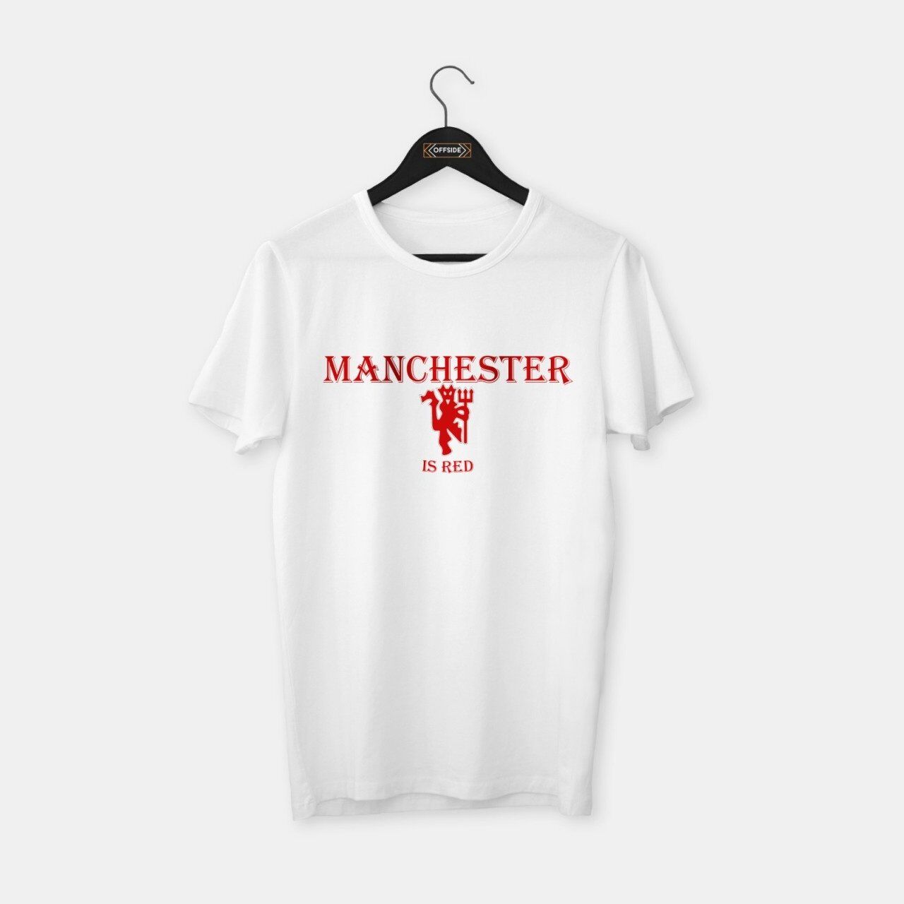 Manchester United - Manchester is Red T-shirt Beyaz - XXL