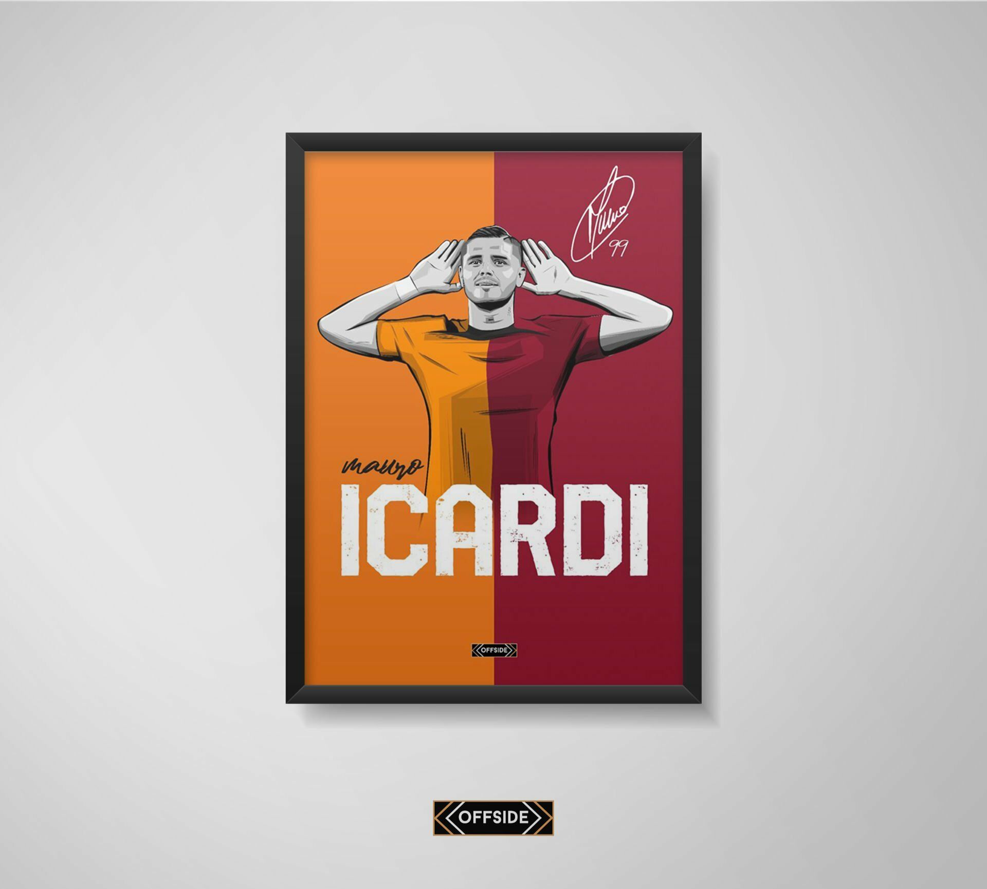 Icardi II Poster Siyah Çerçeve