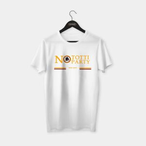 No Totti No Party T-shirt Beyaz - XXL