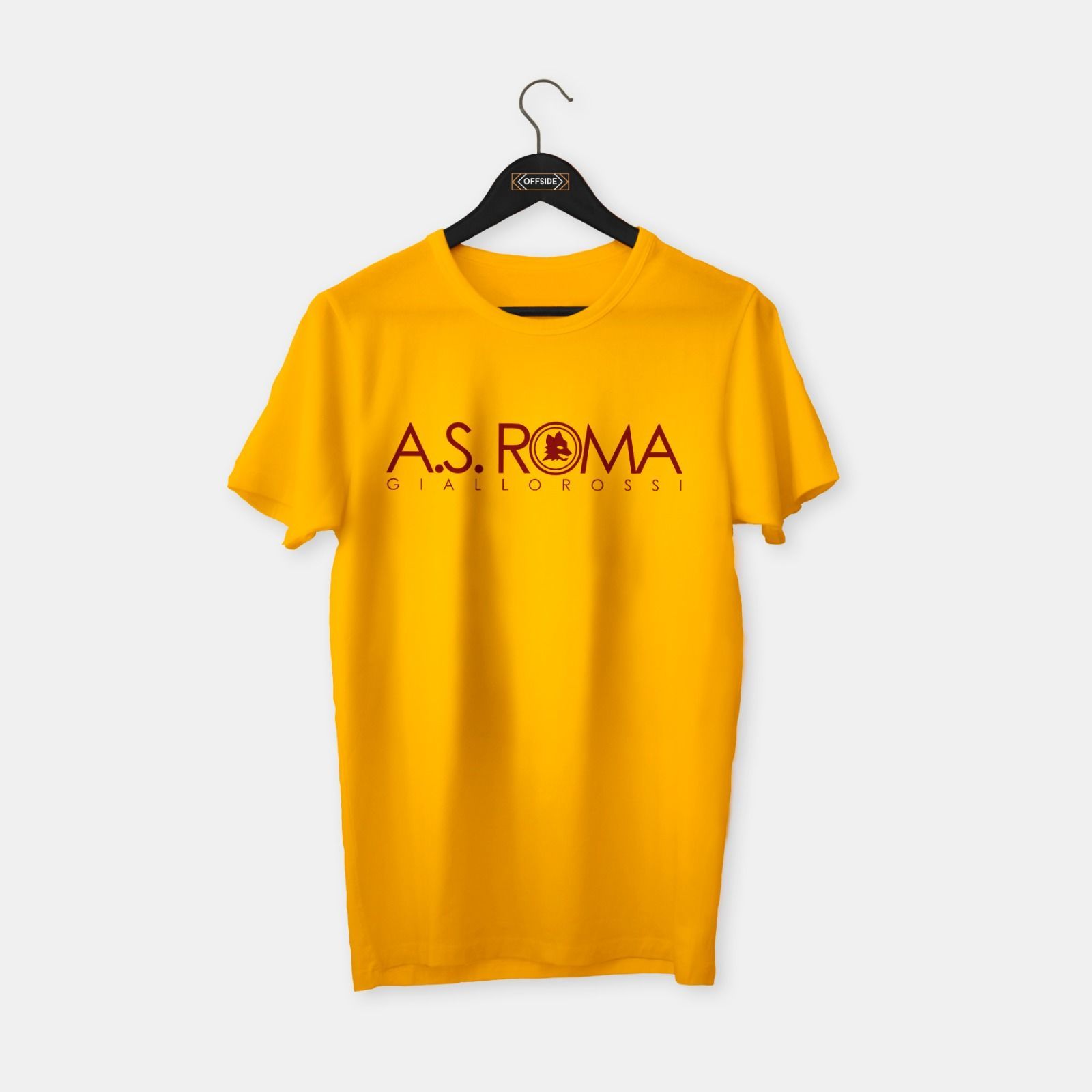 AS Roma Giallorossi T-shirt Koyu Sarı - S